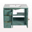 Meuble-lavabo de 36 po avec 2 portes à fermeture douce, armoire de rangement moderne à 3 tiroirs avec cadre en bois massif-1788713169