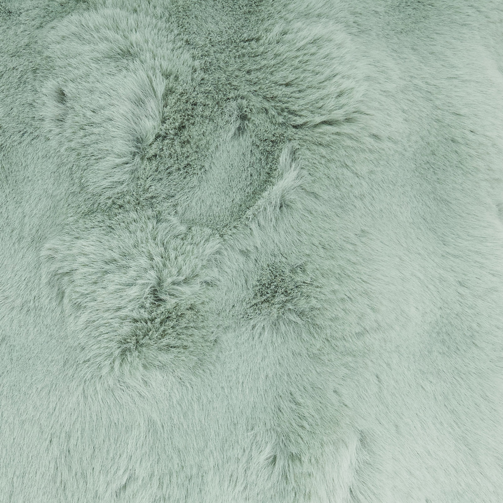 Cozy Bubble Faux Fur Pillow Cover, Green, Polyester, Square 20"