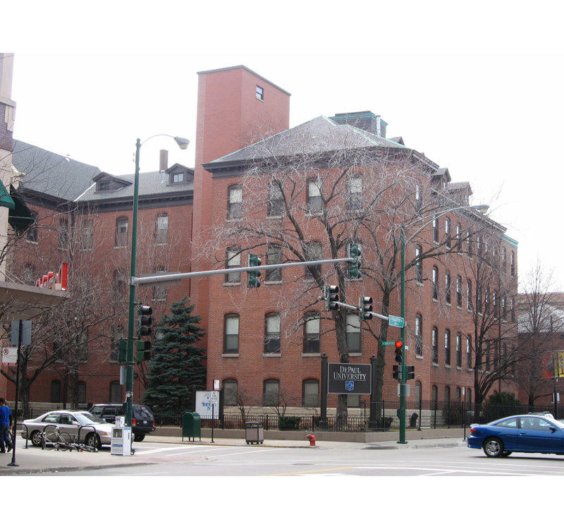 DePaul University Chicago, 14" H x 18" W