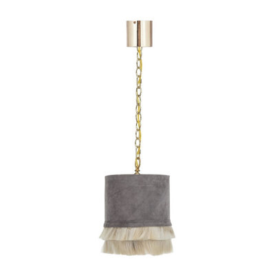 Joe Leather Pendant Lamp, 10x10x12