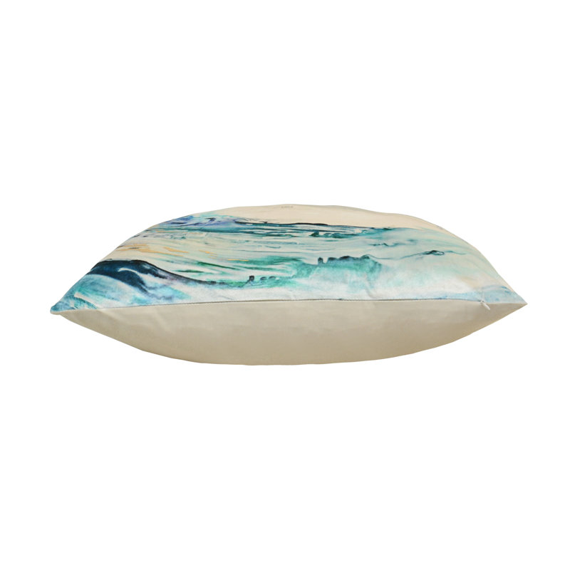 Lapis Blue Wave Pillow