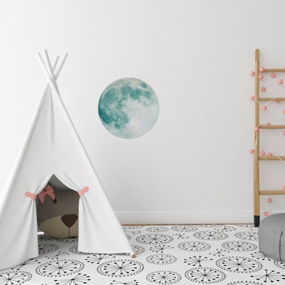 Adhésif décoratif lune phosphorescente