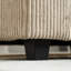 Canapé modulaire en L 5 places rembourré en velours côtelé pour salon, 7 coussins, canapé surdimensionné brun, coussins-118276603