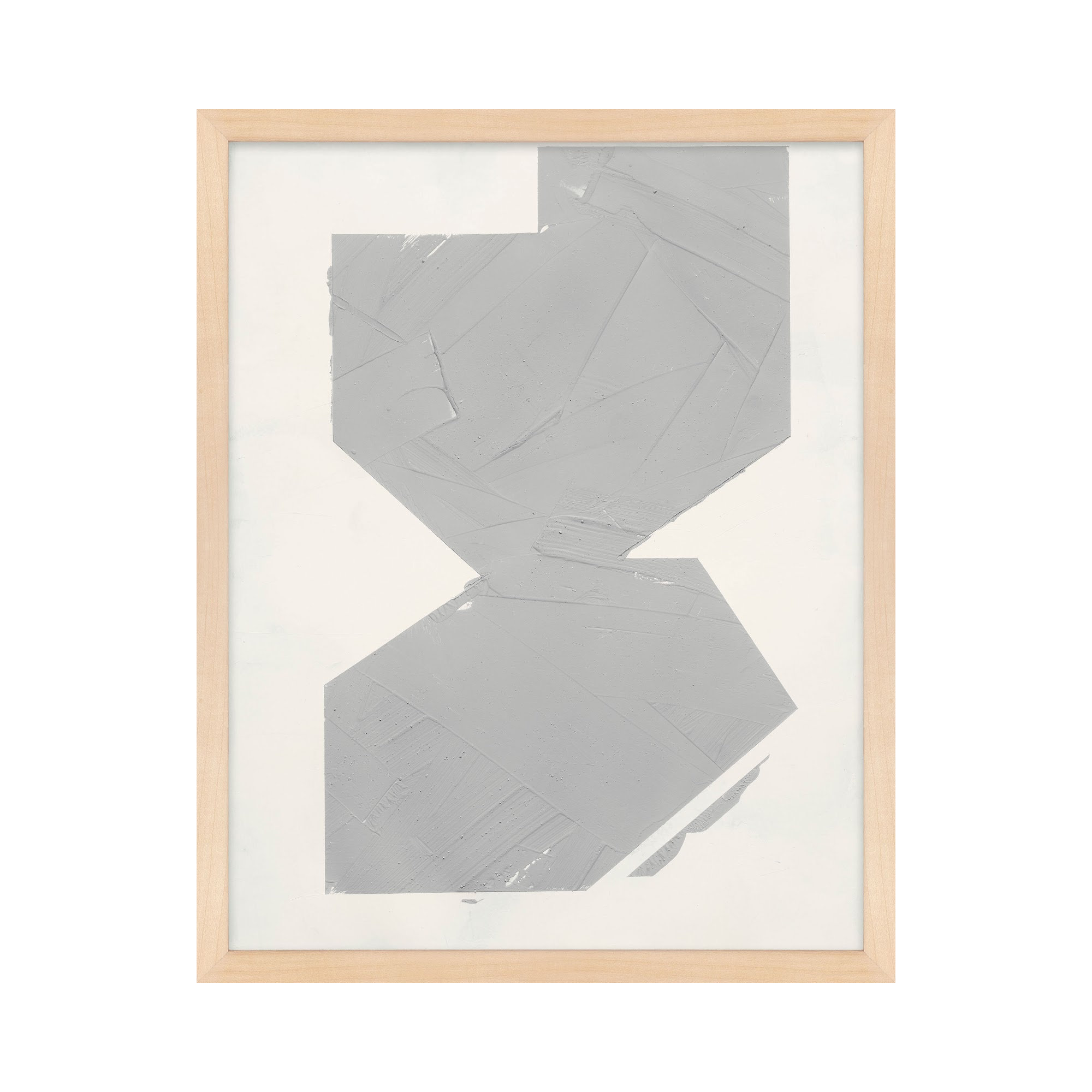 Equipoise In Greige II by Ivo Stoyanov, Cream, 40" W x 50" H