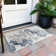 Machine Washable Indoor/Outdoor Xhevrie Ivory Rug