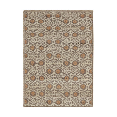 Handmade Wool Floral Area Rug