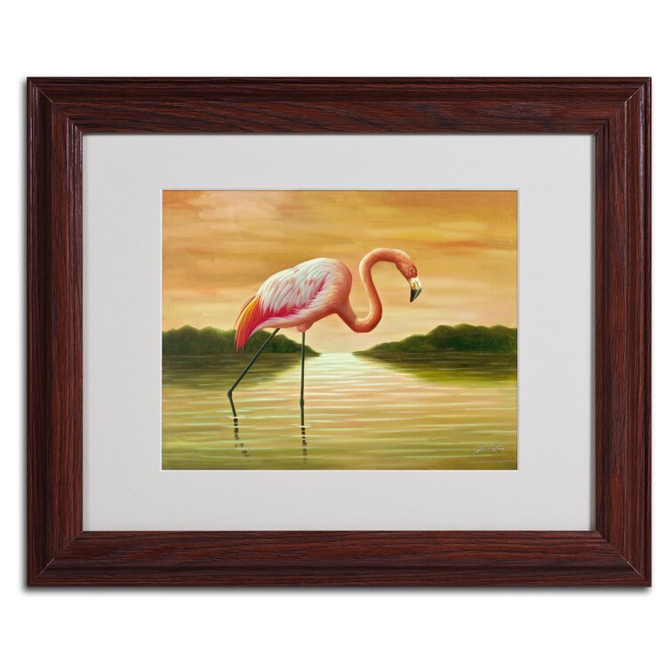 " Pink Flamingo " by Victor Giton on Canvas