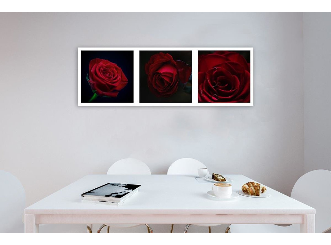 Leinwandbild Red Roses Set