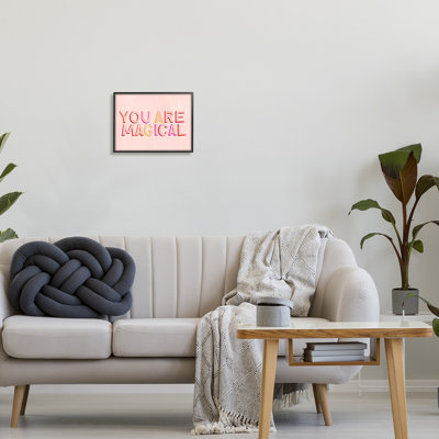 Au-581-Giclee " You Are Magical Pink Self Esteem "