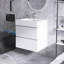 24 po Meuble-lavabo mural simple avec comptoir