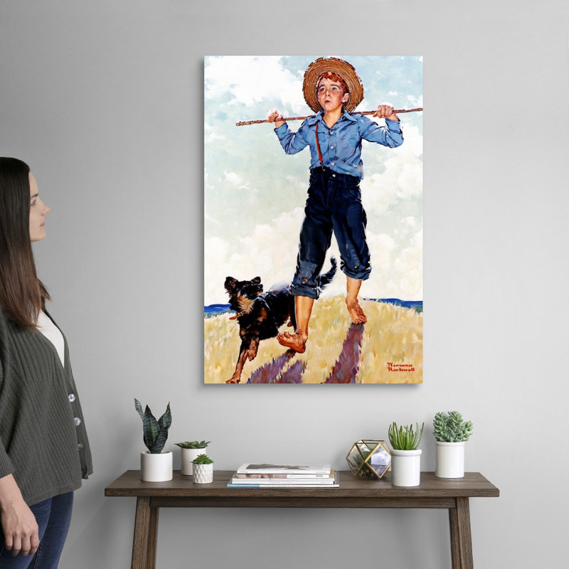 Art mural sur toile Norman Rockwell, Toile tendue, H 36 po x l 24 po x P 1,25 po