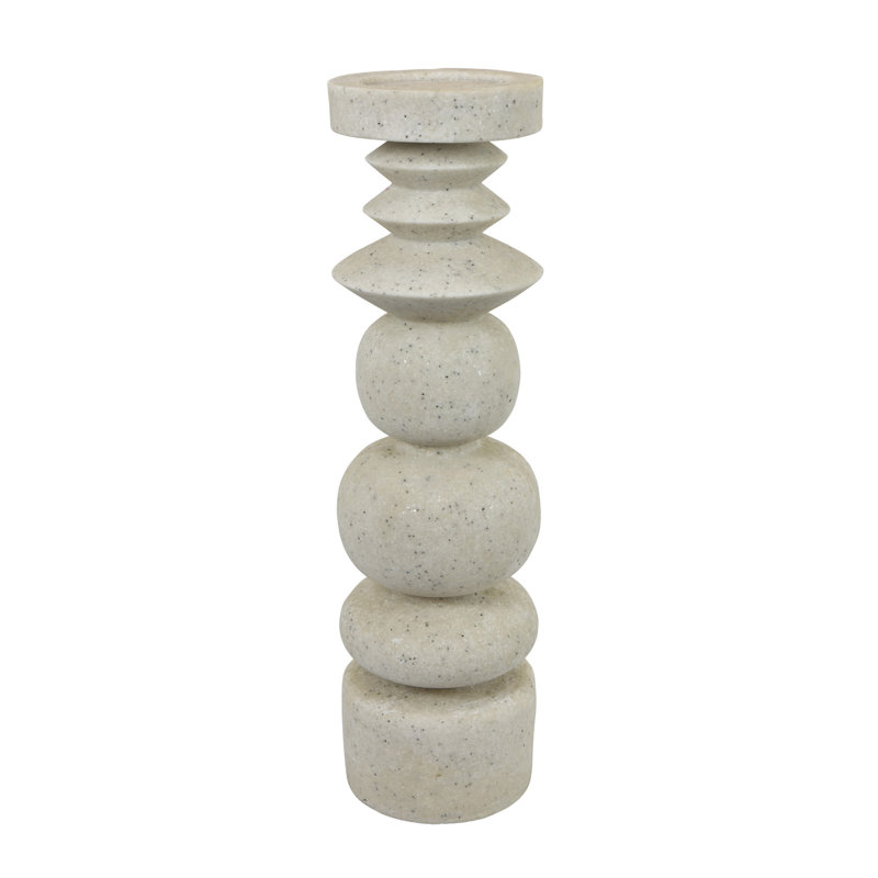 Porte-bougie Josi, 18 po, 18" H x 5" W x 5.25" D, White