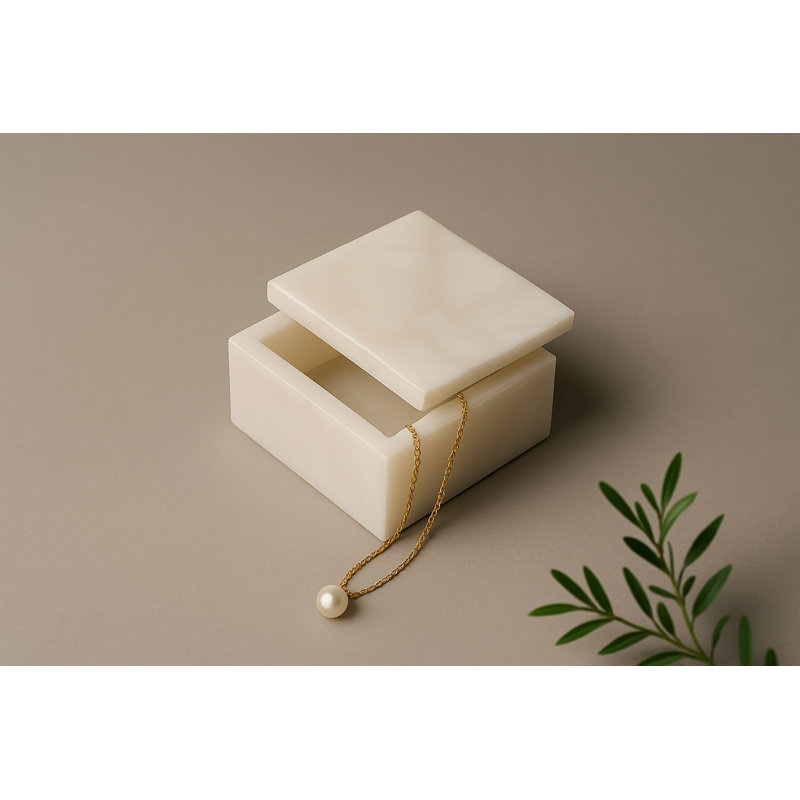 Claudine Marble Decorative Box