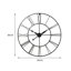 Garney Metal Wall Clock with Black Hands-569890745-569890746