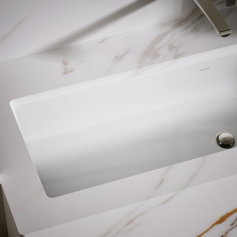 Verticyl 42-1/2 In. Rectangular Undermount Bathroom Sink