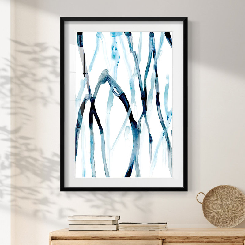 RunnelI-Framed Print, 28.5" H x 20.5" W, Black