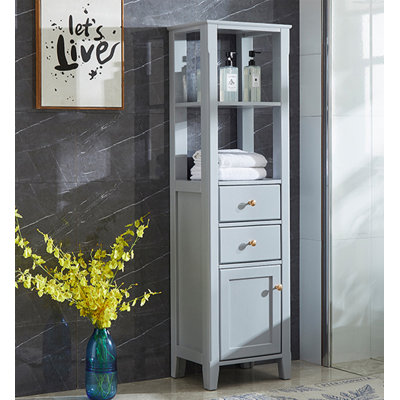 Meuble-lavabo en chêne américain