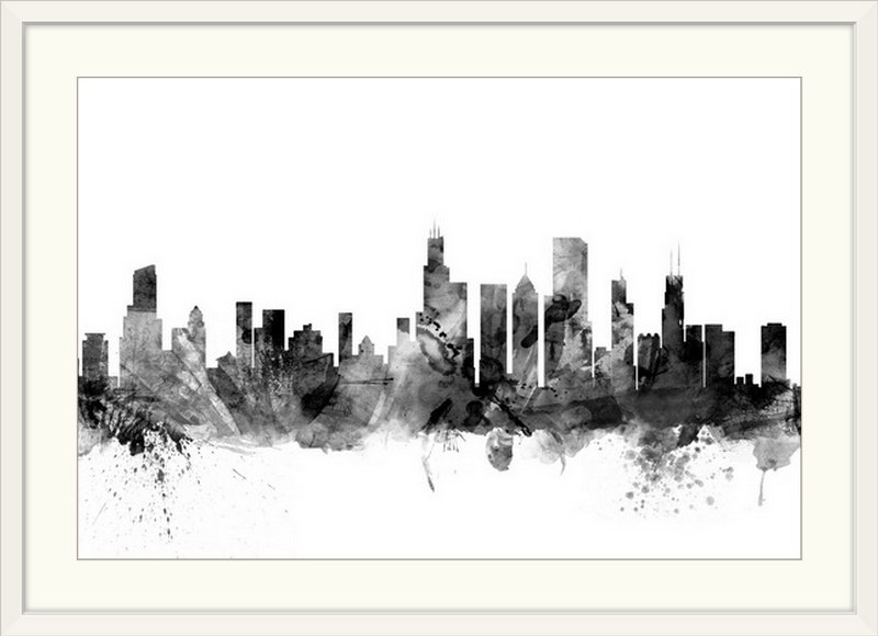 Francy " Chicago Illinois Skyline " by Michael Tompsett Ebern Designs 