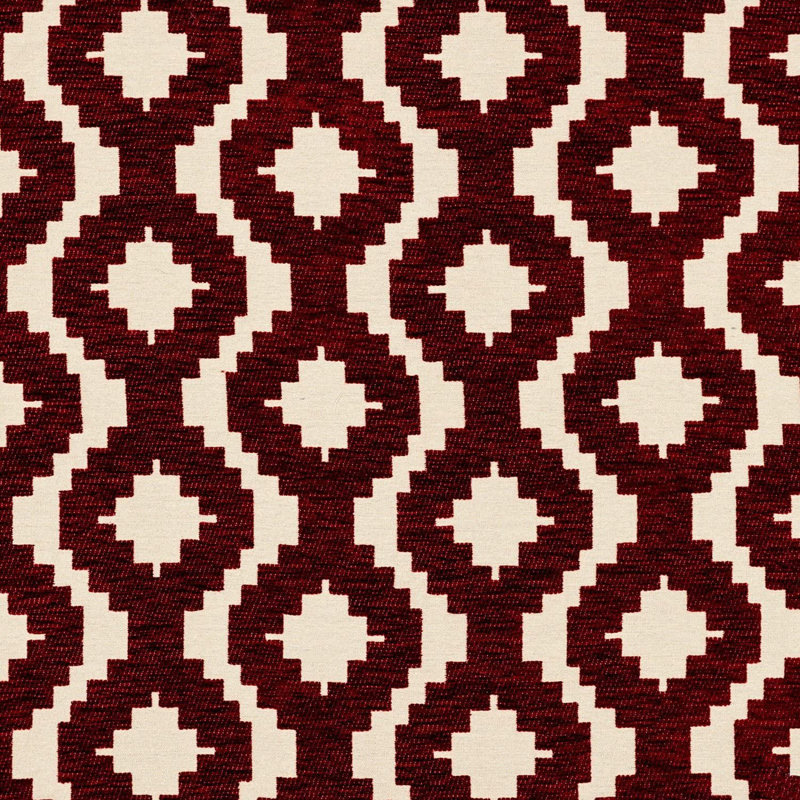 Zilla  Blackout Curtains / Drapes Pair, Red, Width 167 x Drop  137cm