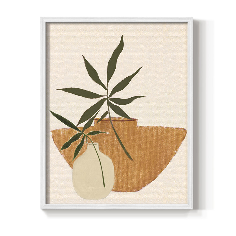 «Santa Fe Still Life II», reproduction encadrée - bois massif, H 28 po x l 22 po, Blanc