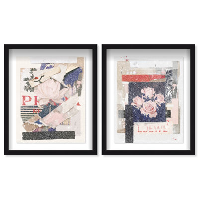 Milano Collage Set Framed Graphic Art