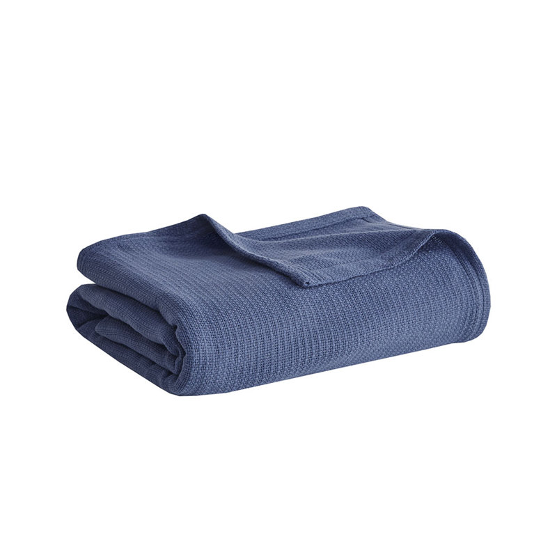 Couverture en coton Gracie Mills Brock Classic, Double/grand, Jaune