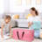  Clothes Storage Bags Heavy Duty Moving Packing Bags, Large Capacity Storage Bins Portable Storage Containers with Reinforced Handles for Clothing, Sweater, Comforter, Bedding