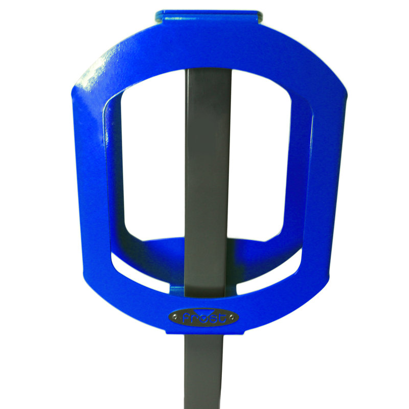 Support pour 2 vélos ancrés, Bleu