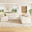 Canapé modulaire en chenille avec méridienne Abramson-856043453