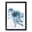 A Blue Jellyfish - Framed Print-56924940-56924941