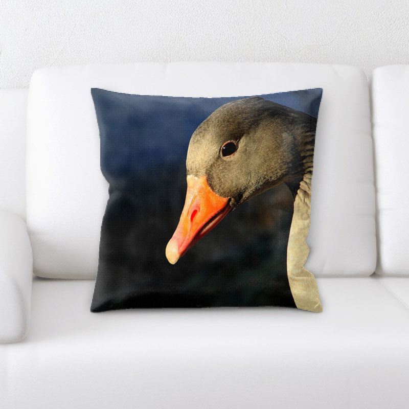 Coussin décoratif oie greylag