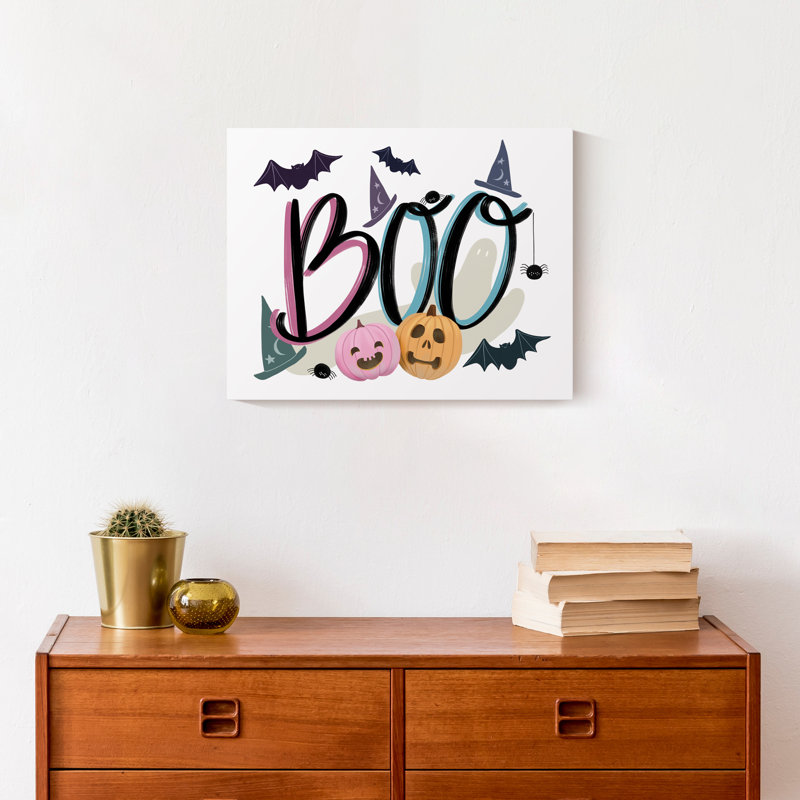 Boo, reproduction d'icônes sur toile, H 11 po x l 14 po x P 1,25 po