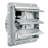 Shutter Exhaust Fan, High-speed 1000 CFM, Aluminum Wall Mount Attic Fan with AC-motor-108995384