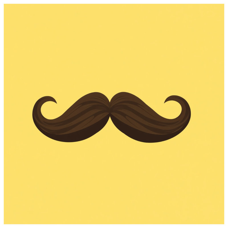 Édredon brun avec moustache frisée, Twin Extra Long