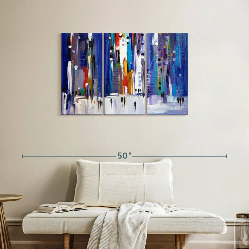 Avery Night City, 24" H x 38" W