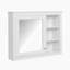 Armoire de rangement murale avec 1 tablette réglable