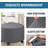 Stretch Slipcovers Machine Washable Small Checks Jacquard Ottoman Covers  Removable Washable with Elastic Bottom Footstool Protector-994568890-994568865