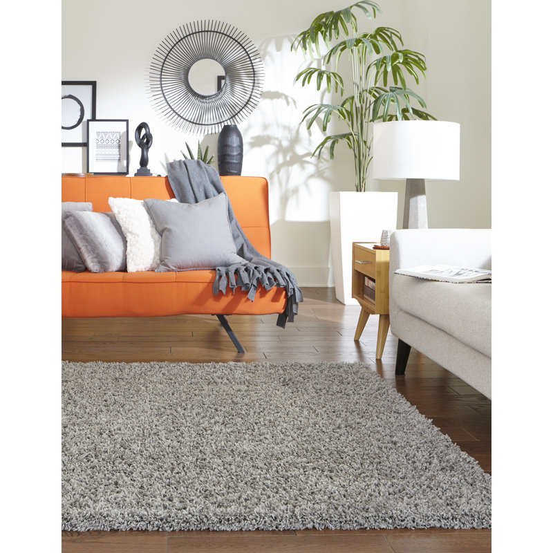 Tapis Santosha à poils longs, Rectangle 7 pi 10 po x 10 pi