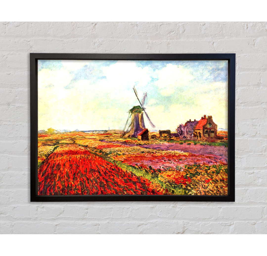 Tulpen aus Holland von Claude Monet - Einzelbildrahmen Kunstdrucke auf Leinwand