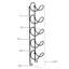 Porte-serviettes mural 5,8 po Moduwine