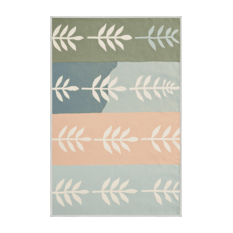 Petal Cascade Rug, Rectangle 2' x 3'