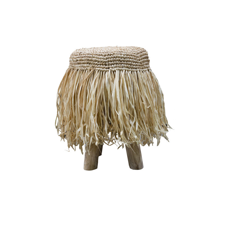 Duplessis Solid Wood Accent Stool