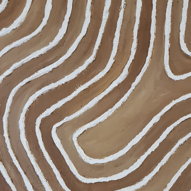 Peinture à l'huile décorative, 27.56" H x 39.37" W x 1" D