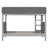 Kestrel Modern Twin Over Twin Upholstered Bunk Bed with Plush Sherpa Fabric, Padded Guardrails & Headboards-135724284