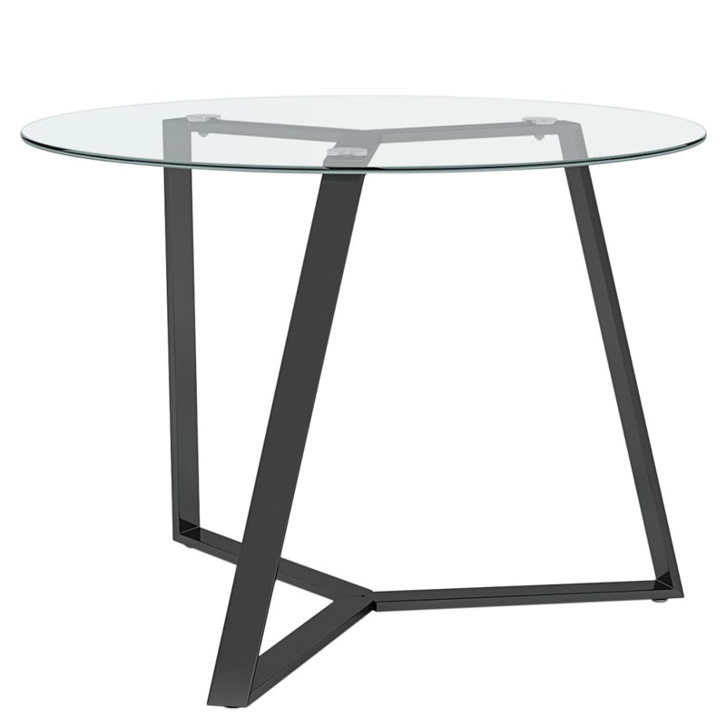 Metal Base Dining Table