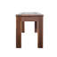 2 bancs rustiques de 154 cm (60,75 po) - Panneaux à lattes, aspect bois rustique, design à panneaux