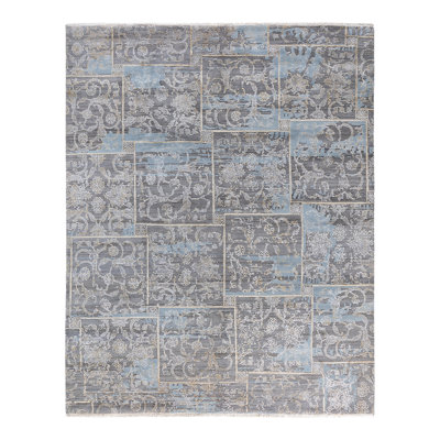 Colletti One-of-a-Kind 8' 1" X 10' 1" Area Rug Gray