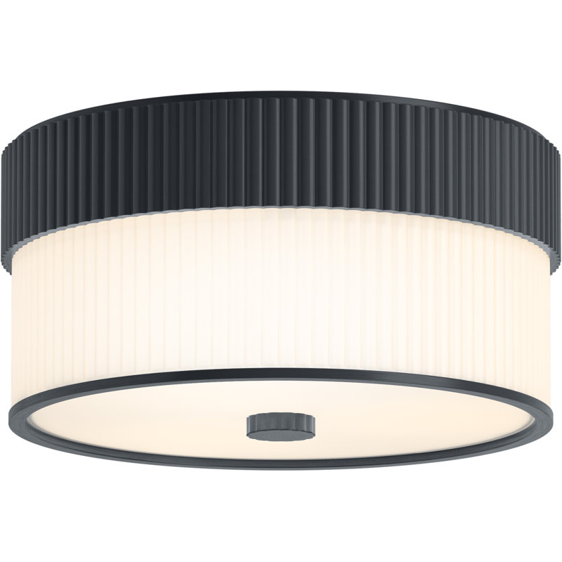 Tresdoux Flush-Mount Light, Gunmetal