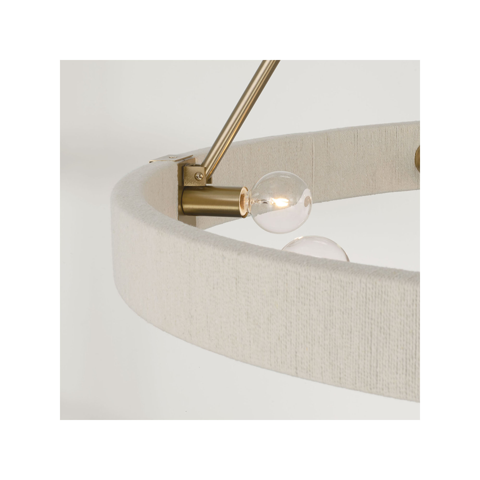 Dorrin Metal Dimmable Chandelier, 30" H x 36" W