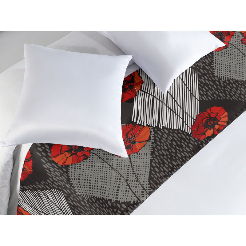 Tapis de lit Ambesonne Poppy, Très grand lit